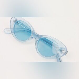 Mars Sunglasses in sparkly blue